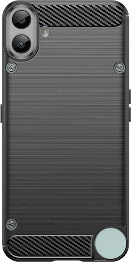 Mad Mask Brushed TPU Carbon Back Cover Silicone Black (Nothing CMF Phone 1 5G)