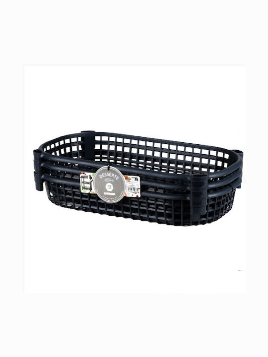 Kitchen Rack Plastic 3 Tiers Blue 46.5x26x59cm