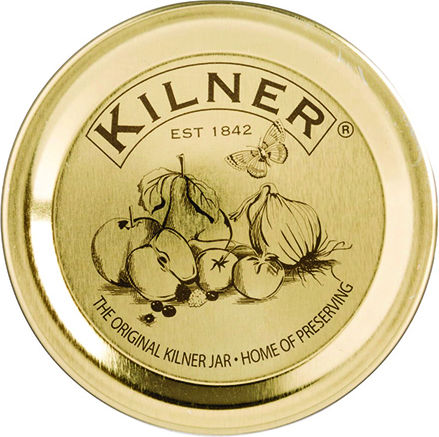 KIlner Σετ 12τμχ Βάζα Γενικής Χρήσης με Καπάκι Γυάλινο Χρυσό 9.5x9.5x9.5cm