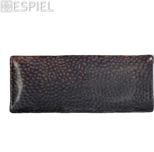 Espiel Sunset Melamine Serving Platter Rectangular Brown 27x11cm Espiel Sunset Melamine Serving Platter Rectangular Brown 27x11cm