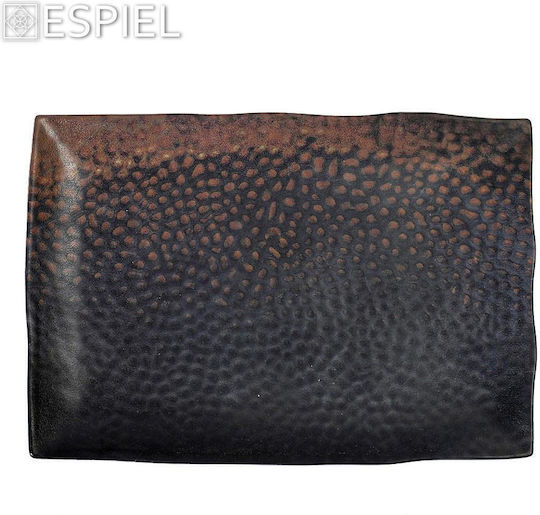 Espiel Sunset Melamine Serving Platter Rectangular Brown 37x26cm Espiel Sunset Melamine Serving Platter Rectangular Brown 37x26cm