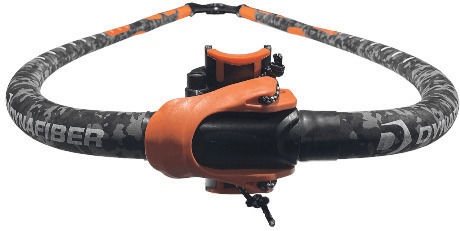 Monocoque Carbon-Gabelbaum 175-225cm 29mm Schwarz Orange Dynafiber