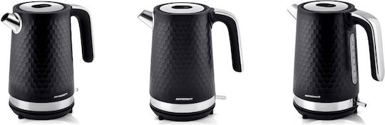 Berdsen Kettle 1.7lt 2200W Black-Silver