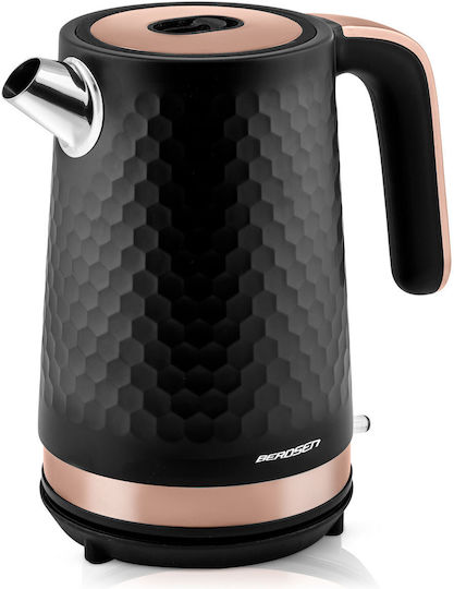 Berdsen BD-705 Βραστήρας 1.7lt 2200W Black-Copper