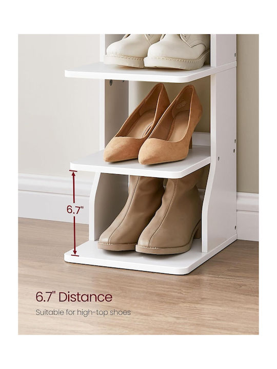 Wooden Shoe Organizer V17 30x26.5x110.5cm