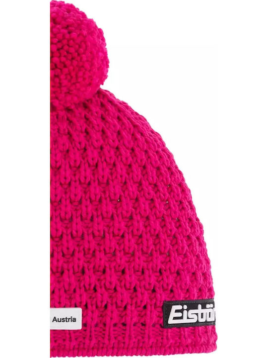 Beanie Beanie Knitted in Fuchsia color