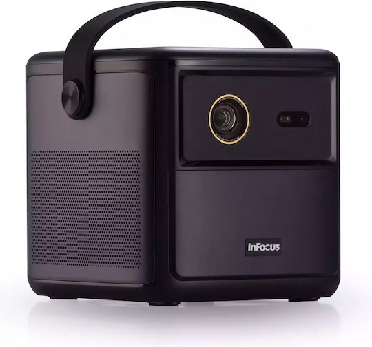 InFocus Crusader Challenger IN3008SL Mini Projector DLP Full HD Λάμπας LED με Wi-Fi και Ενσωματωμένα Ηχεία