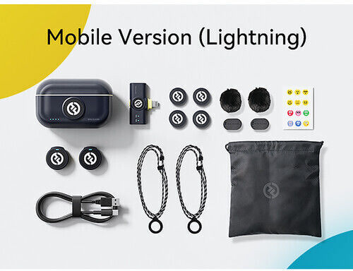 Hollyland Lark M2 Lightning Wireless Microphone Πέτου, Clip On for Mobile