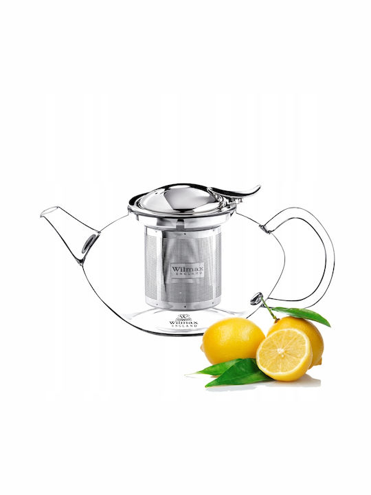 Wilmax Wilmax Teekanne mit Filter Glas Transparent 1050ml