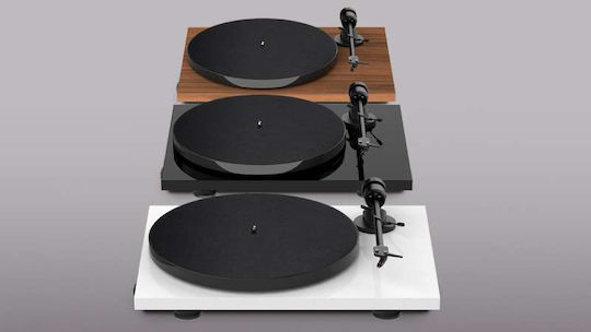 Pro-Ject Audio E1 Phono + Ortofon OM 5e Πικάπ με Belt Drive και Προενίσχυση Λευκό