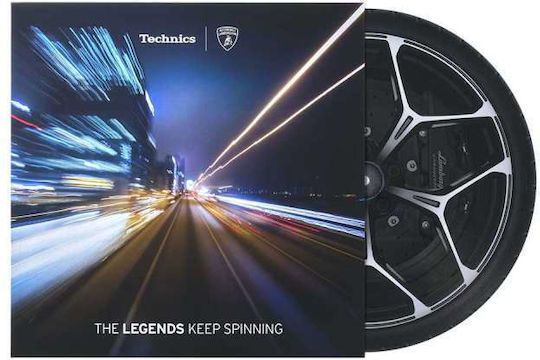 Technics Lamborghini SL-1200M7B Plattenspieler mit Vorverstärker Orange