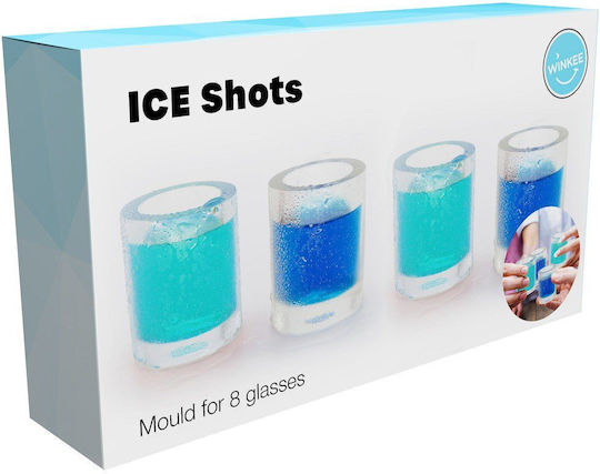 Winkee Ice Cube Mold Round Silicone 8 Slots 18053