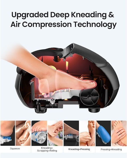 Renpho Massage Device Shiatsu for the Legs with Heating Function Black
