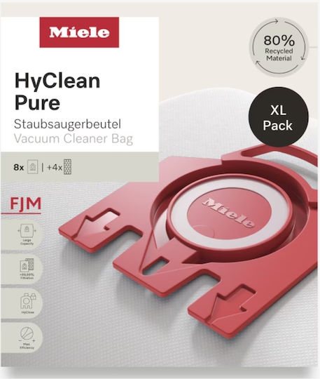 Miele Fjm Hyclean Vacuum Cleaner Bags 5pcs Compatible with Miele Vacuum Cleaners