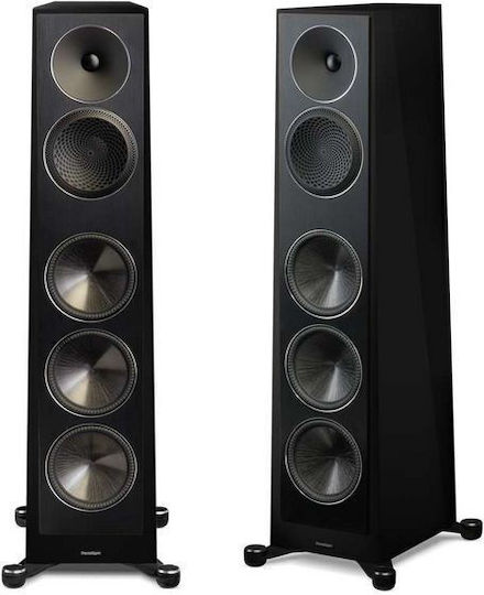 Paradigm Founder 100F Paar Hi-Fi Lautsprecher Boden 250W 3 Anzahl von Fahrern B32.8xT40.9xH106.5cm. Walnuss / Schwarz