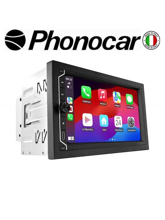 Phonocar Sistem Audio Auto (Bluetooth/USB/WiFi/GPS/Apple-Carplay/Android-Auto) cu Ecran Tactil 7"