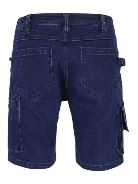 Herock Arbeitshosen Jeans Blaue Bermudas Herock Arbeitshosen Jeans Blaue Bermudas