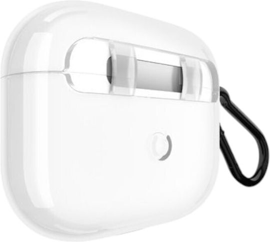 Case-Mate Σετ Θήκη & Anti-Lost Strap με Γάντζο σε Διάφανο χρώμα για Apple AirPods 4