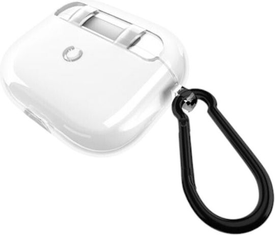 Case-Mate Σετ Θήκη & Anti-Lost Strap με Γάντζο σε Διάφανο χρώμα για Apple AirPods 4