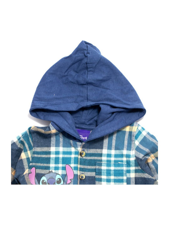 Kids' Set with Pants Winter 2pcs Blue Stitch