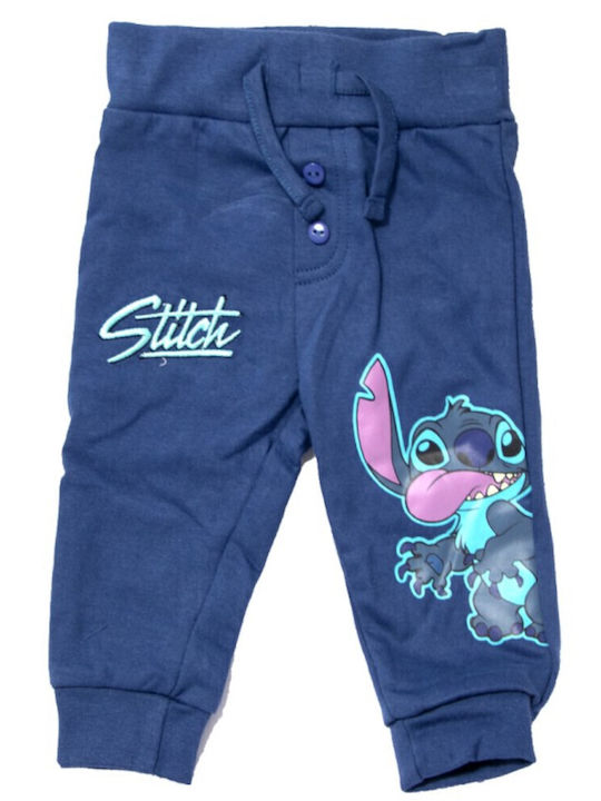 Kids' Set with Pants Winter 2pcs Blue Stitch