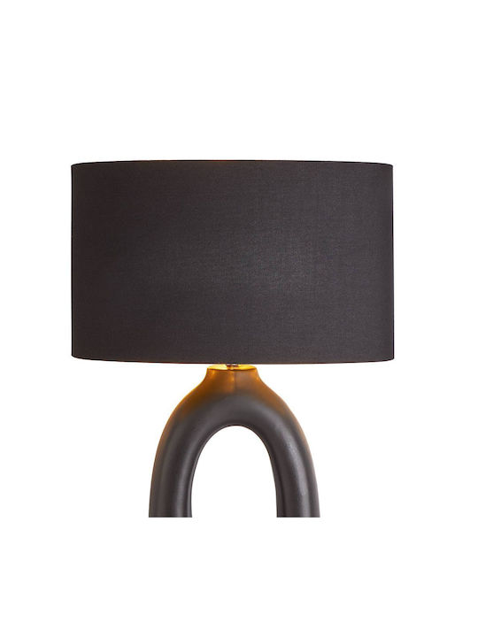 Butlers Ceramică Lampă de masă cu Abajur Negru și Bază
