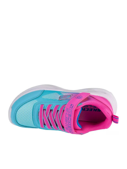 Glow Παιδικά Sneakers με Σκρατς Τιρκουάζ