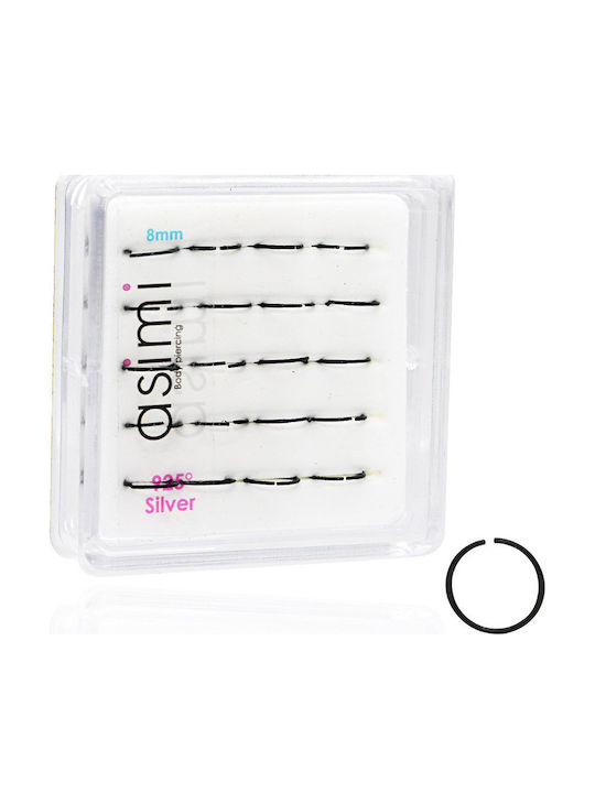Asimi Body Piercing Σκουλαρίκι Κρικάκι Μύτης 8mm Asimi Body Piercing Σκουλαρίκι Κρικάκι Μύτης 8mm