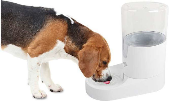 All For Paws Bol Automat Din Plastic Pentru Hrănire Și Apă Pentru Câine Și Pisică 2.8lt 28.8x15.8x27.7cm
