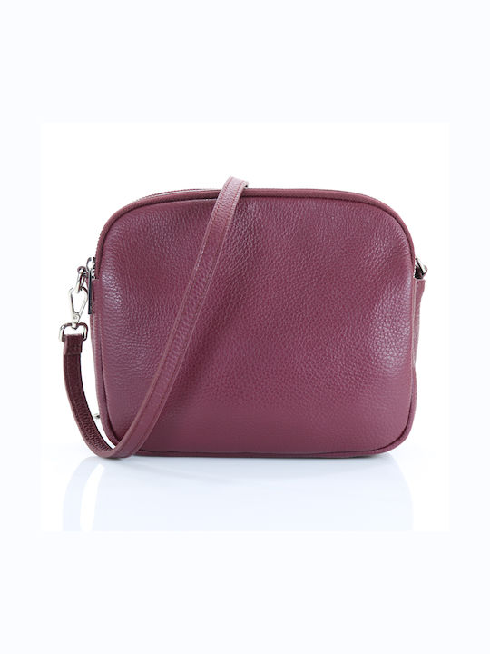 Passaggio Leather Leather Women's Bag Crossbody Burgundy