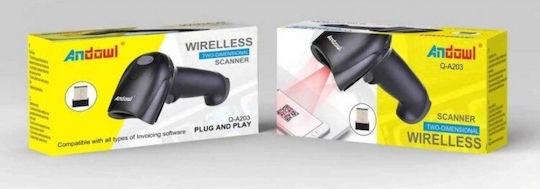 Scanner portabil Wireless cu capacitate de citire a codurilor de bare 1D