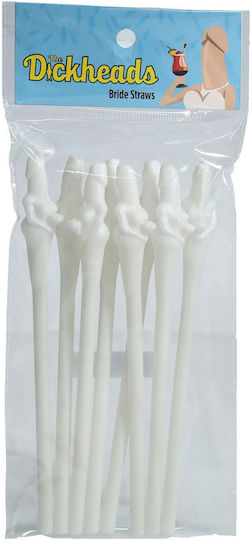 Bride Straws White