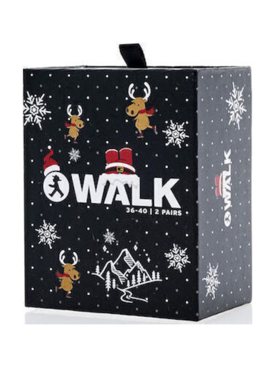 Walk Bamboo Γυναικείες Χριστουγεννιάτικες Κάλτσες 2pack Chr-31-36-40 Walk Bamboo Γυναικείες Χριστουγεννιάτικες Κάλτσες 2pack Chr-31-36-40