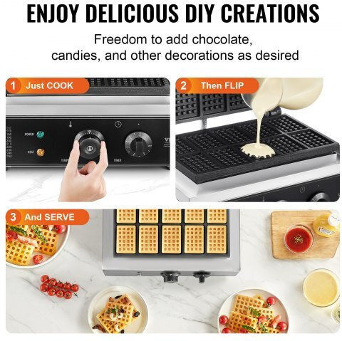Vevor Commercial Waffle Maker SYBLSHFBJDP1VHULYV2