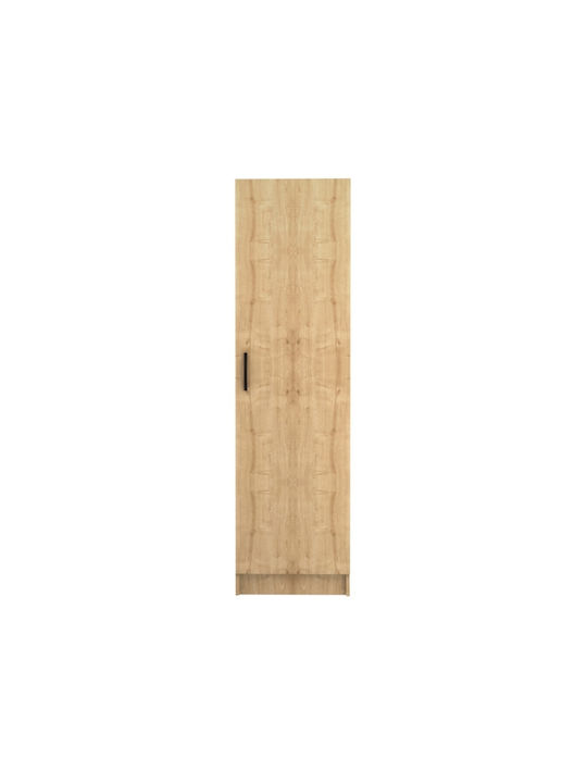 Single Door Wardrobe Victoria Natural Beech 50x60x181cm