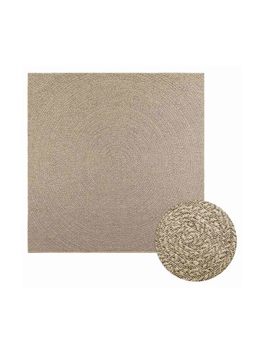 vidaXL Zizur Rug Outdoor Rectangular from Jute Beige