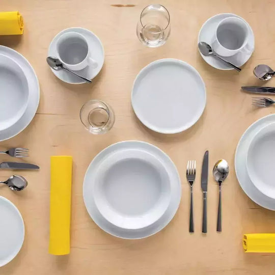 Lubiana White Porcelain Dinnerware Set 40pcs