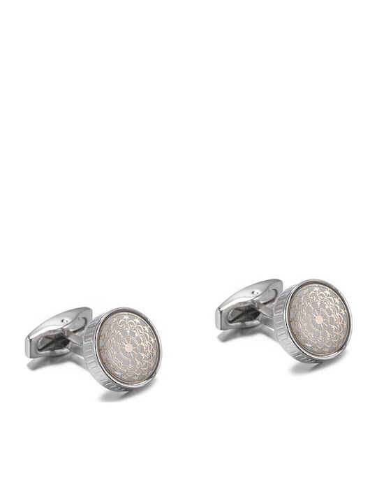 Martin & Co Butoni de culoare Alb
