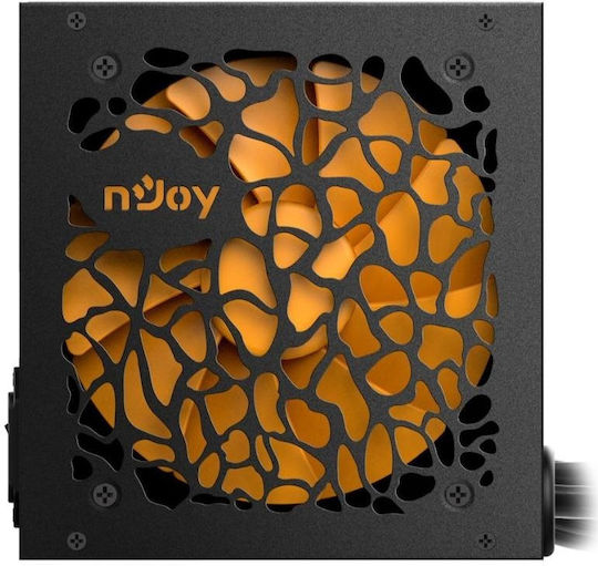 NJOY Titan+ 550W Μαύρο Τροφοδοτικό Υπολογιστή Full Wired 80 Plus Bronze