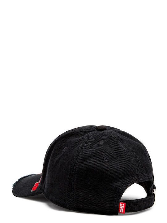 Diesel Herren Cap Jeans Schwarz