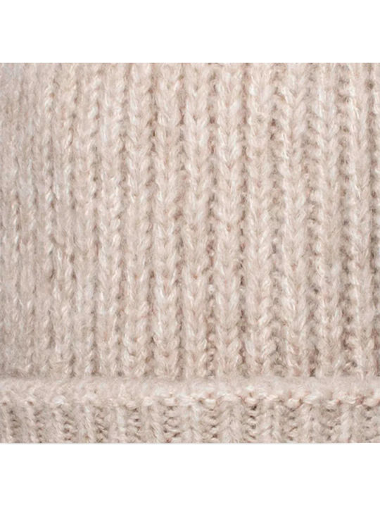 Beanie Unisex Beanie Gestrickt in Beige Farbe