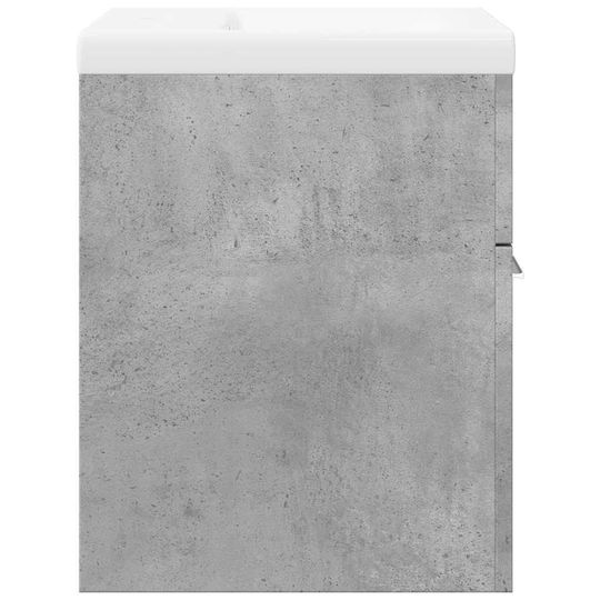 vidaXL Πάγκος με Νιπτήρα Μ41xΒ38.5xΥ46cm Γκρι Σκυροδέματος