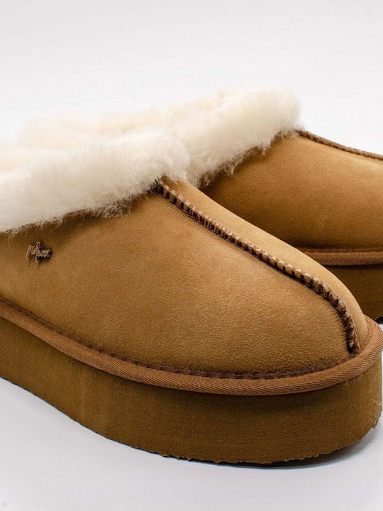 Mexx Winter Women's Slippers in Brown color