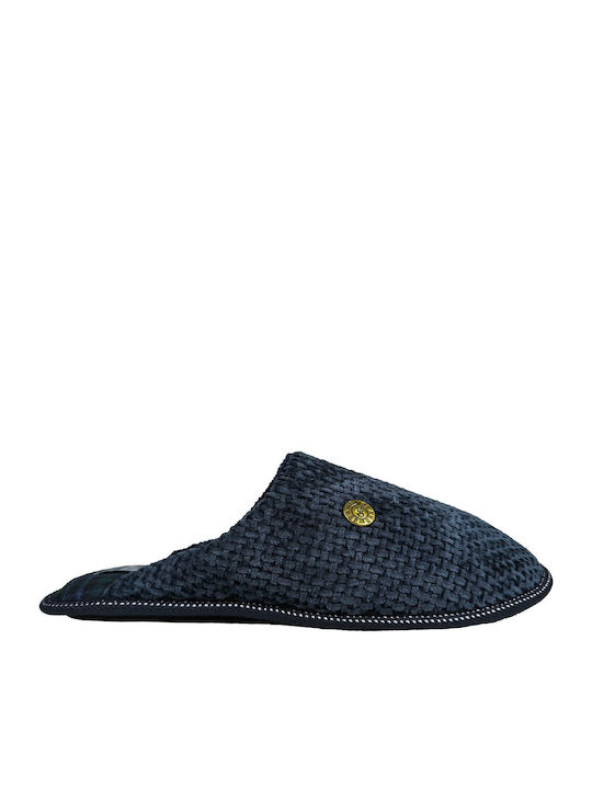 Χειμερινές Ανδρικές Παντόφλες Navy Blue