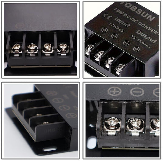 Ea75-5 DC-DC 24V/12V auf 5V 15A 75W Abwärtswandler