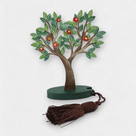 Holzdekoratives "Granatapfel" 30x34x9cm