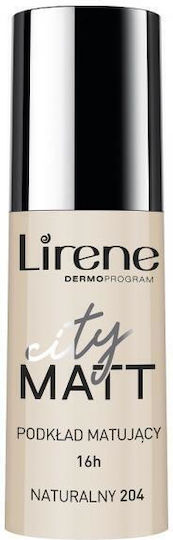 Lirene City Matt Mattifying Foundation Face 204 Natural 30ml