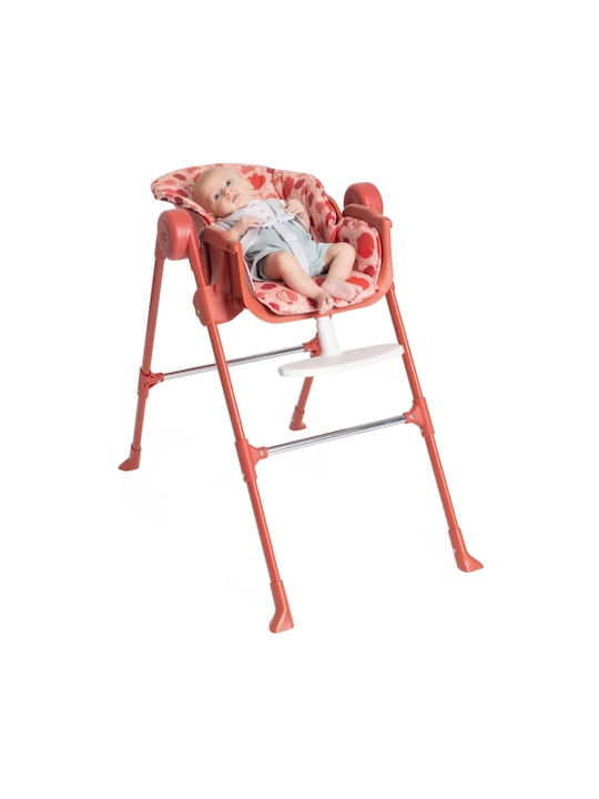 Chicco Polly Essential Foldable Baby Highchair with Adjustable Height Juice