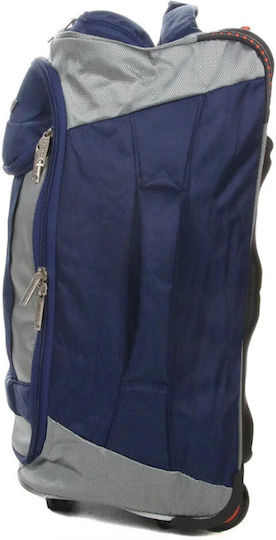 Airtex Paris Sack Voyage 35lt Blue with Wheels Fabric L55xW24xH28cm
