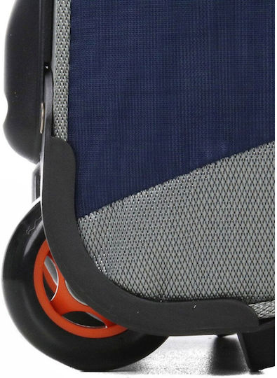 Airtex Paris Sack Voyage 35lt Blue with Wheels Fabric L55xW24xH28cm